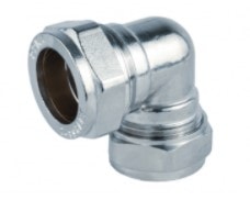 Joelho simples 18 Niquelado